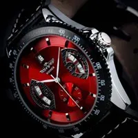 Relogio Masculino Winner Brand New Men’s Automatic Mechanical Watches Leather Strap Watch Fashion Sports Men luxury Wristwatches