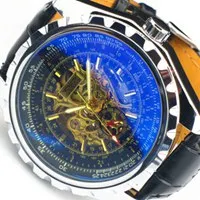 Relogio Masculino Winner Brand New Men’s Automatic Mechanical Watches Leather Strap Watch Fashion Sports Men luxury Wristwatches