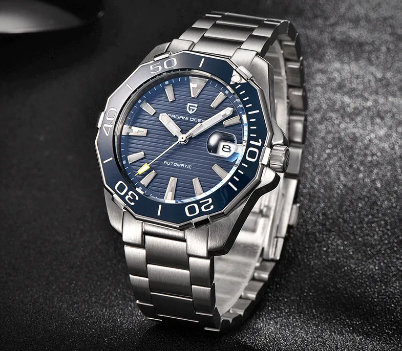 2025 New Brand PAGANI DESIGN 1617 Men’s Military Sport Mechanical Watches Waterproof Stainless Steel Top Brand Luxury Men Watch