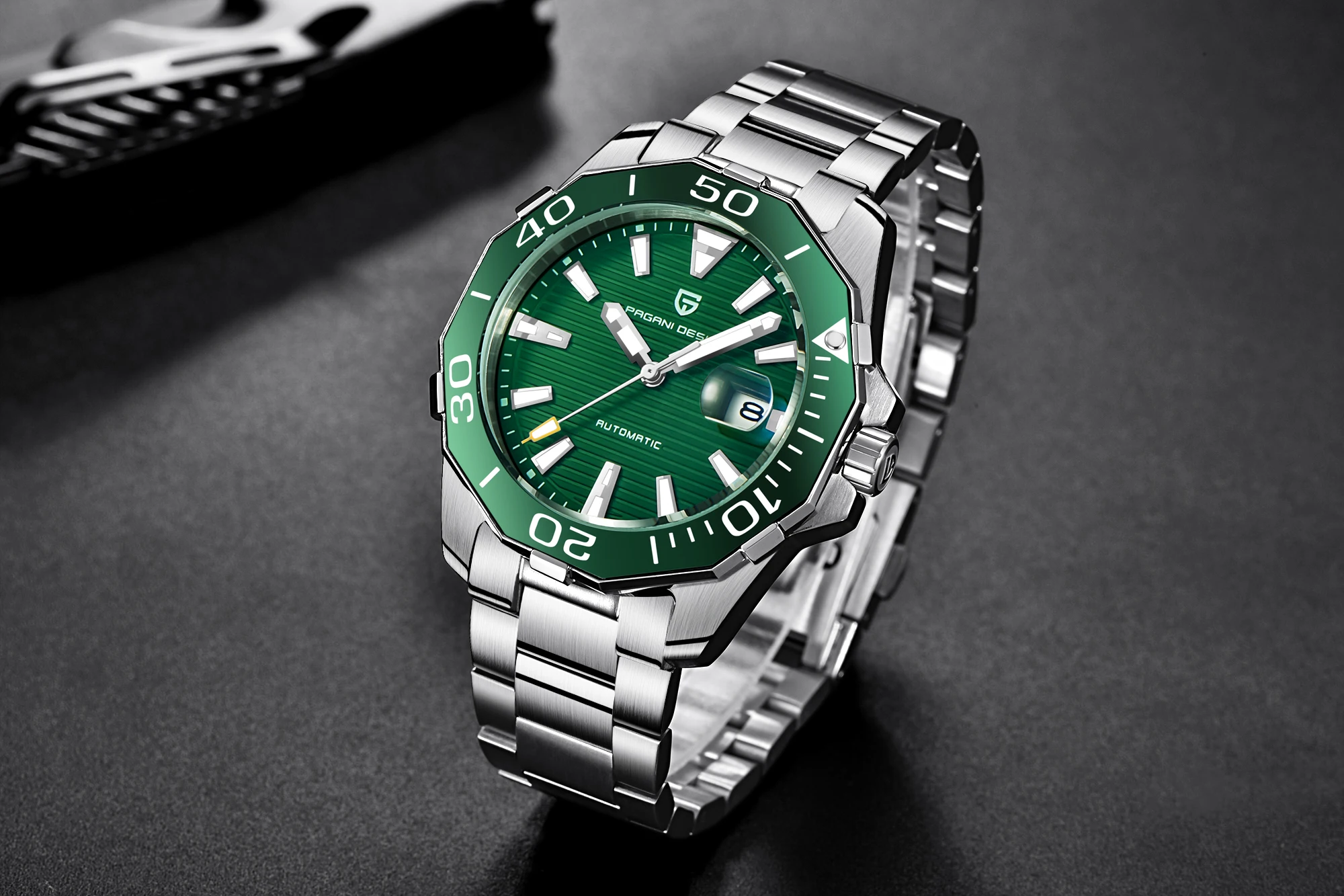 2025 New Brand PAGANI DESIGN 1617 Men’s Military Sport Mechanical Watches Waterproof Stainless Steel Top Brand Luxury Men Watch