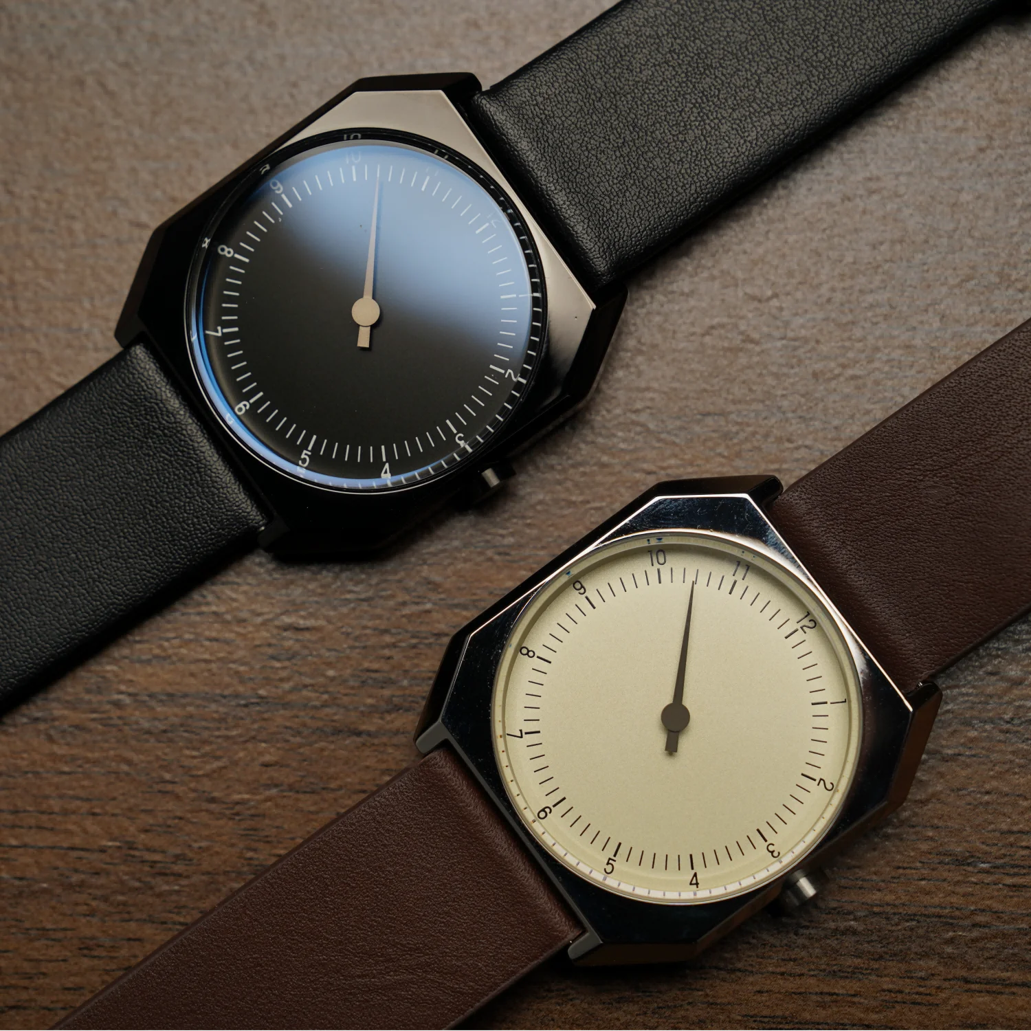 SKU Retro One Pointer Watch for Men luxury high quality Vintage Style Quartz Watch Unique Design Fashion Wrist watch for man men