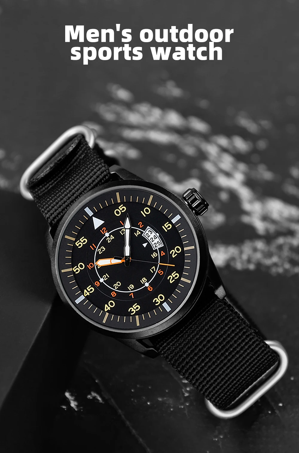 ADDIESDIVE Men Watches Luxury Luminous Wristwatches Reloj Hombre 50M Waterproof Date Men’s Quartz Watch Relogio Masculino