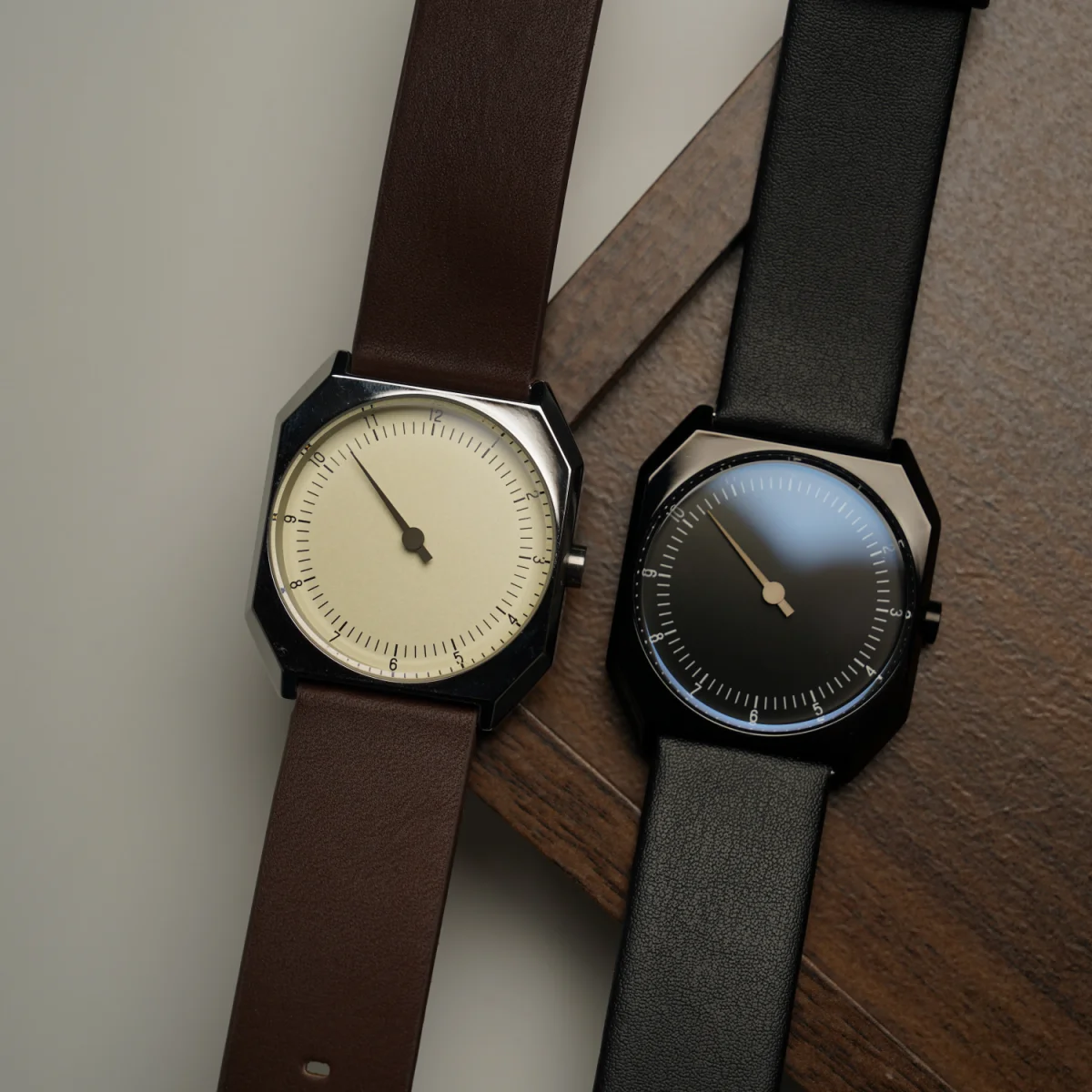 SKU Retro One Pointer Watch for Men luxury high quality Vintage Style Quartz Watch Unique Design Fashion Wrist watch for man men
