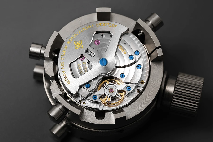 AGELOCER Original World Time Watch Men’s Luxury Business Formal Automatic Mechanical Watch Birthday Gift for Men