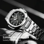 2026 New Luxury Brand Men's Quartz Wristwatch Stainless Steel Waterproof Luminous Date Man Clock Square Business Watches For Men