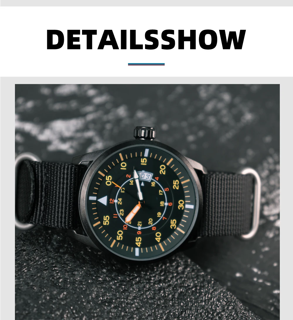 ADDIESDIVE Men Watches Luxury Luminous Wristwatches Reloj Hombre 50M Waterproof Date Men’s Quartz Watch Relogio Masculino