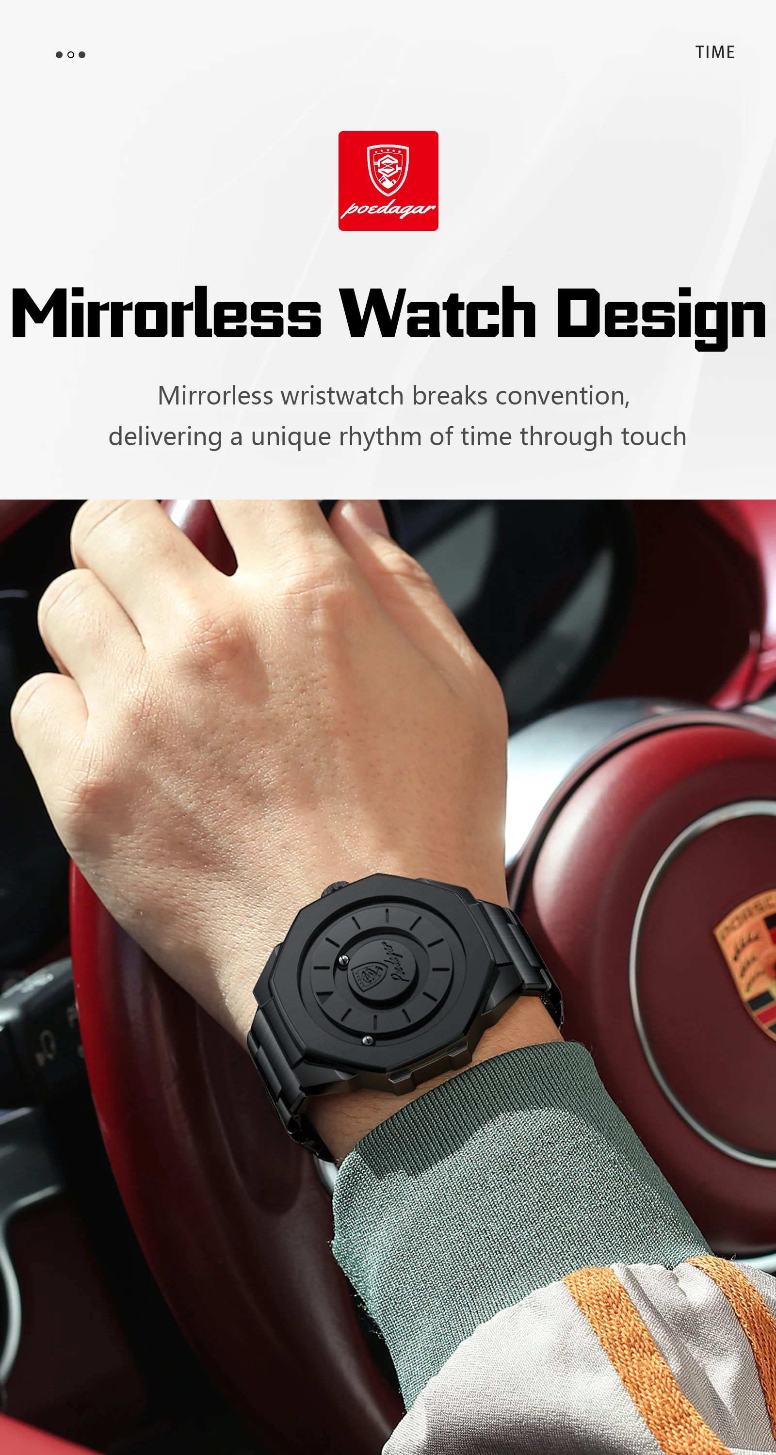 POEDAGAR High Quality Luxury Watch For Men Waterproof Fashion Man Wristwatch Business Stainless Steel Men’s Quartz Watches Reloj