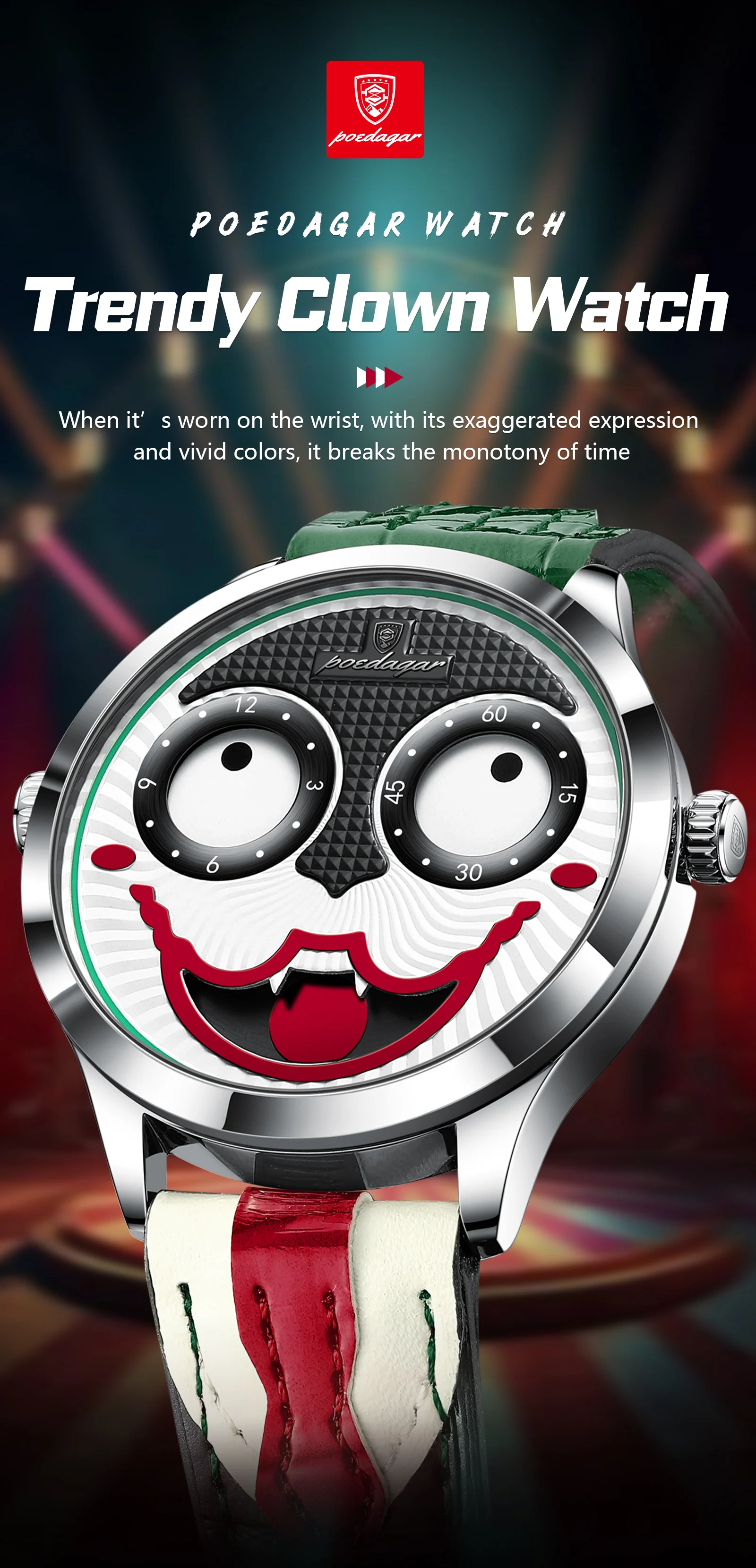 POEDAGAR Top Original Watch For Man Luxury High Quality Waterproof Man Wristwatch Quartz Leather Men’s Sports Watches Male Reloj